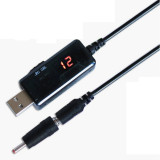 Cumpara ieftin Cablu convertor ridicare tensiune DC 5V-12V, USB, display LED