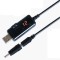 Cablu convertor USB 5V-12V &ndash; Ridicare tensiune cu display LED