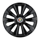 Set 4 Capace Roti, potrivite jantelor de R16, pentru Alfa Romeo, model delta negru, Autohelix MSA