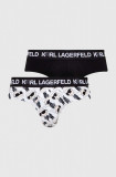 Karl Lagerfeld slip 3-pack barbati, culoarea negru