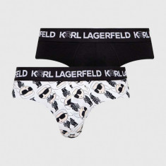 Karl Lagerfeld slip 3-pack barbati, culoarea negru