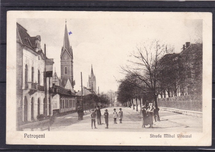 PETROSANI STRADA MIHAI VITEAZUL SCRISA 1925 DAR NECIRCULATA