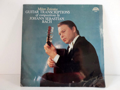 Milan Zelenka Guitar Transcriptions Of Compositions Johann Sebastian Bach vinil foto