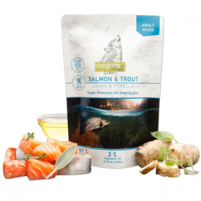 ISEGRIM Roots Adult Salmon &amp;amp;amp; Trout 410 g foto