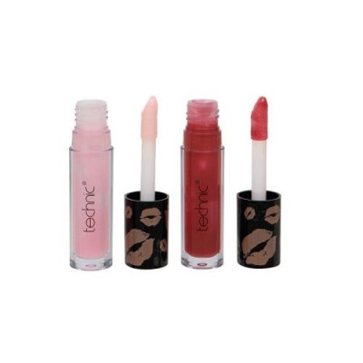 Set luciu de buze, Technic, Glossy Top Duo, 2 bucati, 01 foto