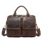Servieta piele naturala, BUSY LDY&amp;GTM&reg; Spark, unisex, laptop 14&quot;, maro