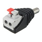 Conector de alimentare tata, 12V, cu terminal rapid SafetyGuard Surveillance