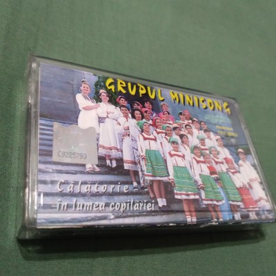 CASETA AUDIO GRUPUL MINISONG -CALATORIE IN LUMEA COPILARIEI RARA!!!! ORIGINALA EUROSTAR foto