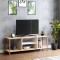 Masa TV Eroskobing 43x120x29 cm efect lemn alb [en.casa] HausGarden Leisure