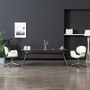 VidaXL Scaune de bucătărie pivotante, 2 buc., alb, piele artificială 3054857