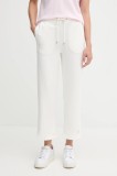 Joop! pantaloni de trening culoarea alb, uni, 30046252