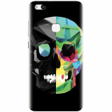 Husa silicon pentru Huawei P10 Lite, Colorful Skull