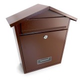 Cutie postala, maro, 36.5x13.3x36.5&nbsp;cm, Modern GartenVIP DiyLine, Strend Pro