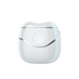 Pila, pentru unghii, Alb cu accente metalice, Portabil si usor de transportat, Compact si ergonomic, usor de manevrat