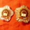 Set 4 Insigne Fruntas in Intrecere 1973 .&#039;76 ,78&#039;,&#039;80 metal si email , d= 4,5cm
