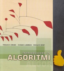 Introducere in algoritmi Thomas H. Cormen, Charles E. Leiserson, R. Rivest foto
