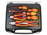 Kit GEDORE 8 piese cleşti şi şurubelniţe izolate 1000V pentru electricieni