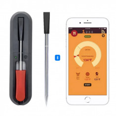 Termometru Smart pentru cuptor, grill, conexiune Bluetooth, aplicatie pe telefon