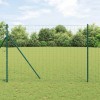 VidaXL &Icirc;ngrădire cu st&acirc;lpi Verde 1.6 x 10 m Oțel