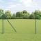 vidaXL &Icirc;ngrădire cu st&acirc;lpi Verde 1.6 x 10 m Oțel