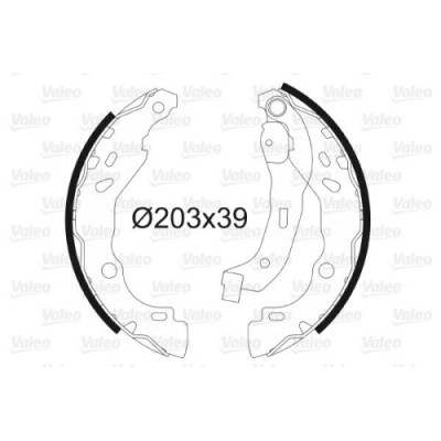 Valeo Set saboti frana foto