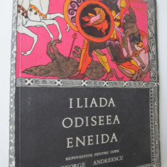 Iliada Odiseea Eneida repovestita pentru copii George Andreescu-Homer,Vergilius