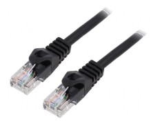 Cablul de rețea Patch cord U/UTP 5e 5m 26AWG CCA PVC negru
