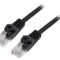 Cablaj Patch Cord U/UTP 5e CCA PVC Negru 3m 26AWG