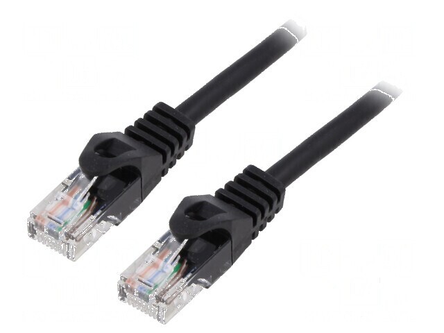 Cablul de rețea Patch cord U/UTP 5e 5m 26AWG CCA PVC negru