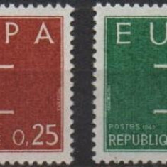 FRANTA 1963, EUROPA CEPT, serie neuzata, MNH