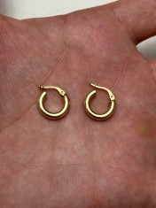 CERCEI AUR 14K - Rotunzi - Mici - Pt. Copii - Made in Italy !