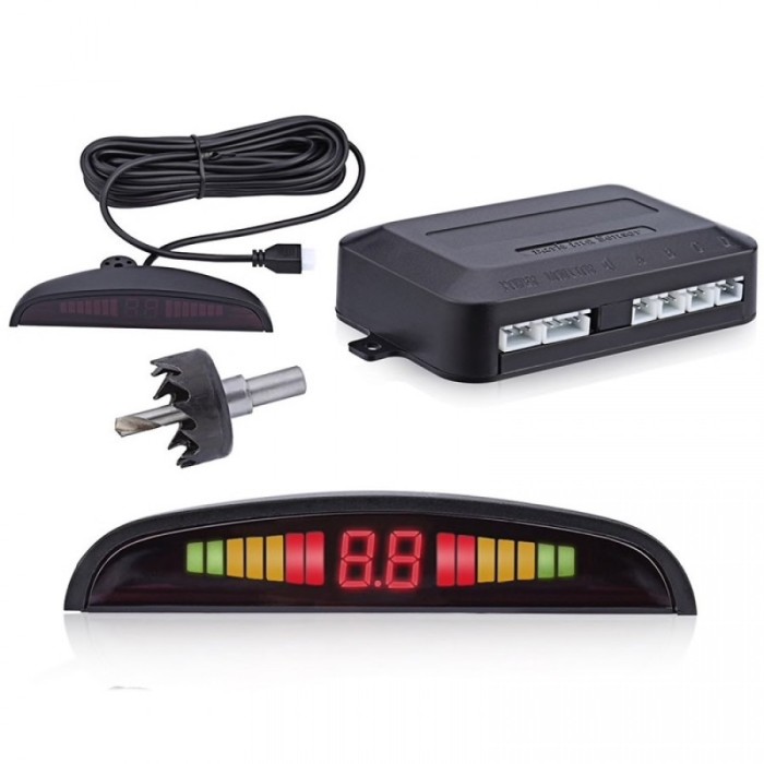 Senzori De Parcare Cu Display LED Negri