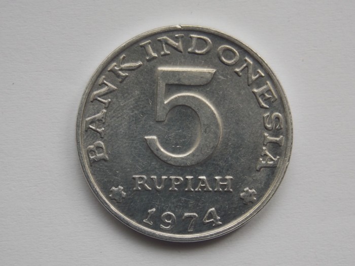 5 rupiah 1974 Indonezia-(Family Planning Program)