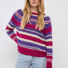 MAX&Co. pulover din amestec de lana femei, culoarea roz