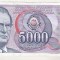 bnk bn Iugoslavia 5000 dinari 1985 circulata
