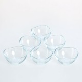 Set 6 cupe din sticla 12 cm