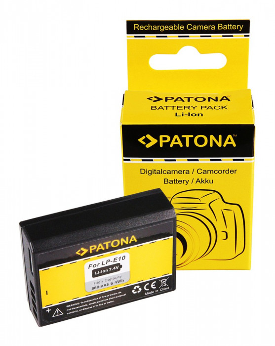 Acumulator tip Canon LP-E10 860mAh Patona - 1089