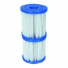 Set 2 Cartuse Filtru Bestway 58093, 8x9cm, pt. Pompa Filtru Bestway 58381 (1249 L/h)