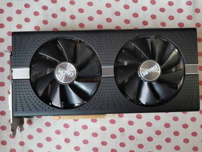 Placa video Sapphire Radeon RX 580 NITRO+ 8GB GDDR5 256-bit.