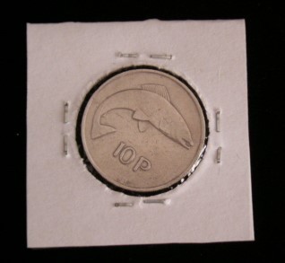 C50 - Moneda foarte veche - Irlanda - 10 pence - 1975 foto