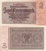 Bancnota Germania 2 Rentenmark 1937 UNC - Necirculata