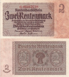 GERMANIA 2 rentenmark 1937 UNC!!!