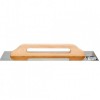 Gletiera inox maner lemn, 480x128 mm, Vorel