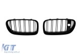 Baterii cu nervuri duble vopsite &icirc;n negru, potrivite pentru BMW Seria 5 F10 sedan, F11 break 2013-2017 pentru modelul cu Night Vision Performance Auto