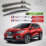 Ștergătoare Renault Kadjar Facelift (2018&ndash;2024) TeamCar&reg; &ndash; Flat | Set Complet
