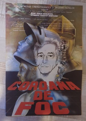 Afis cinema &amp;quot;Coroana de foc&amp;quot; foto