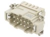 Conector HDC Degson DE-010-MS, 10 pini, 16A, 500V, Montare Borna Arc, Policarbonat