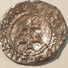 Ungaria 1 Denar Argint 1383 Maria - Moneda Medievala Maghiara