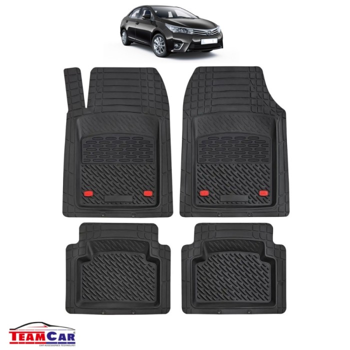 Covorașe Auto TeamCar&reg; Tip Tăviță Compatibile Toyota Corolla E170 (2013&ndash;2019) - Sedan
