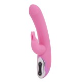 Vibratoare iepuras - Vibe Therapy Tri Iepuras Vibrator din Silicon cu 7 Functii